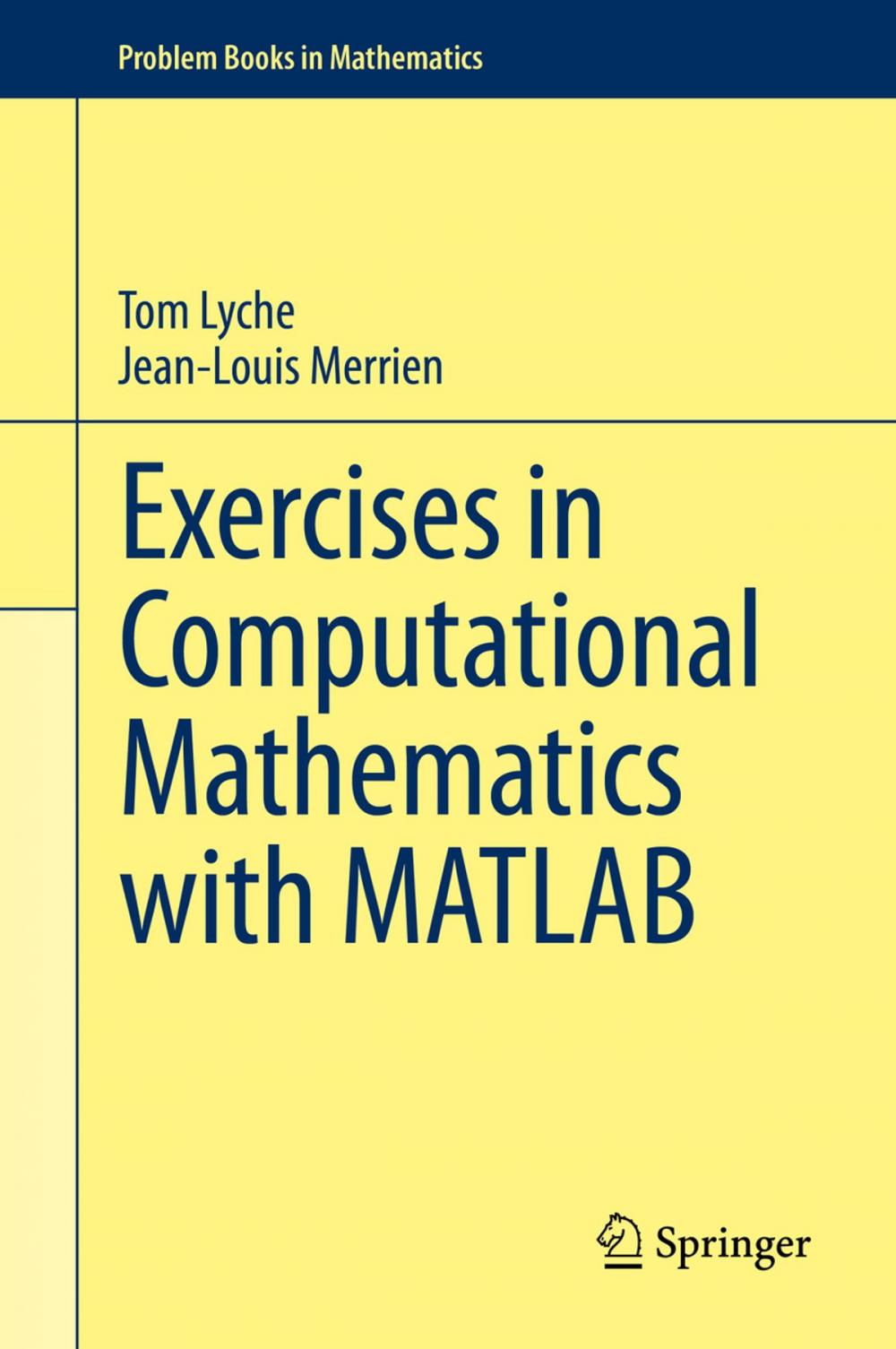 Big bigCover of Exercises in Computational Mathematics with MATLAB