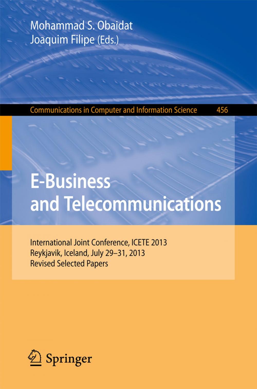 Big bigCover of E-Business and Telecommunications
