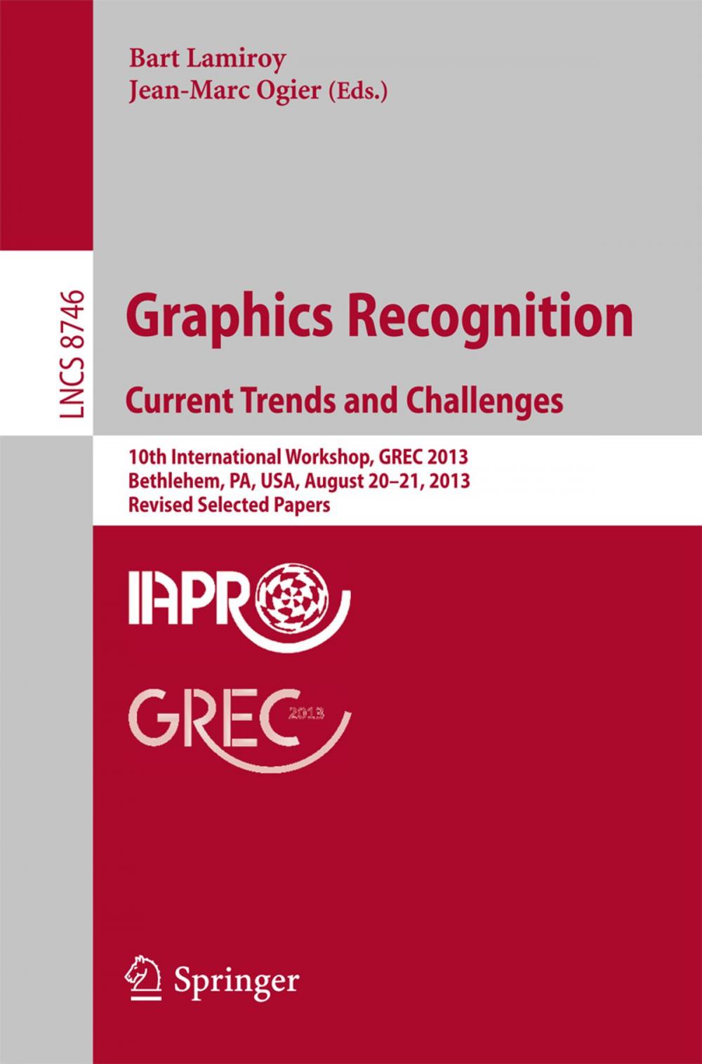 Big bigCover of Graphics Recognition. Current Trends and Challenges