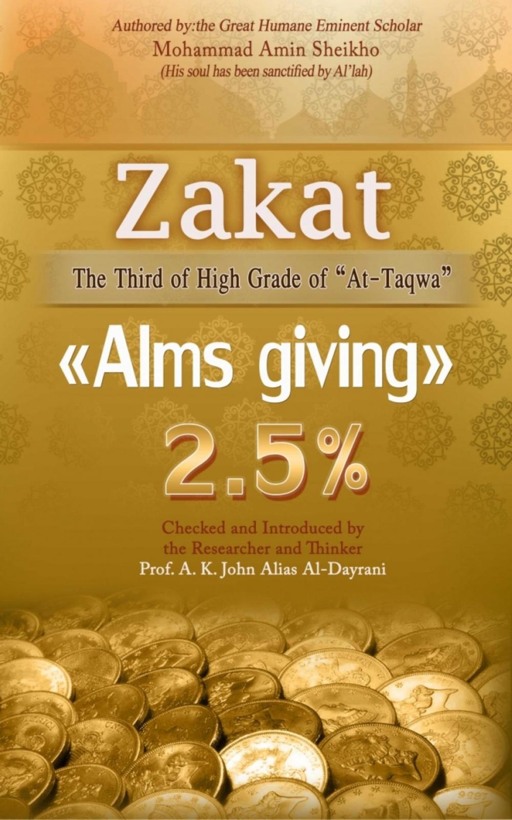 Big bigCover of Zakat "Alms giving"