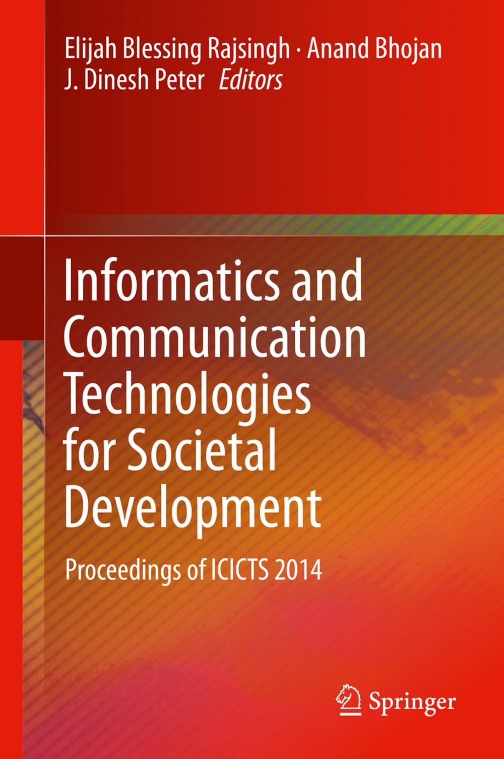 Big bigCover of Informatics and Communication Technologies for Societal Development