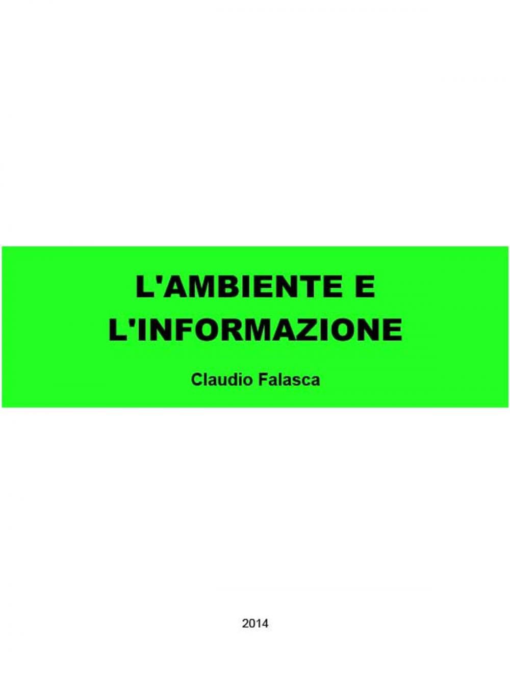 Big bigCover of L'ambiente e l'informazione