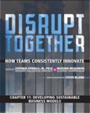 Book cover of Developing Sustainable Business Models (Chapter 11 from Disrupt Together)