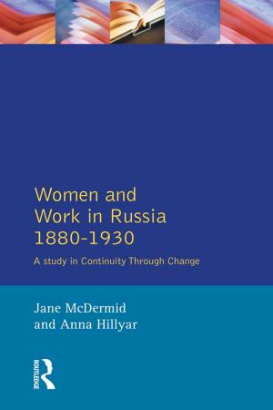 Book cover of Women and Work in Russia, 1880-1930