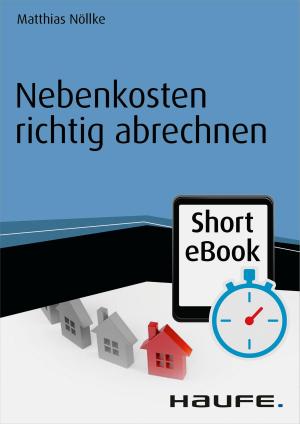 Cover of the book Nebenkosten richtig abrechnen by Reinhard Bleiber