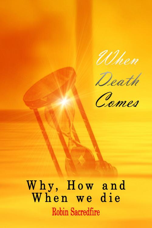 Cover of the book When Death Comes: Why, How and When We Die by Robin Sacredfire, 22 Lions Bookstore