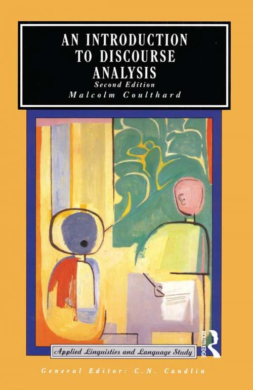 Cover of the book An Introduction to Discourse Analysis by Malcolm Coulthard, Taylor and Francis