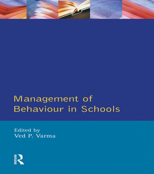 Cover of the book Management of Behaviour in Schools by , Taylor and Francis