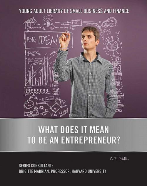 Cover of the book What Does It Mean to Be an Entrepreneur? by C.F. Earl, Mason Crest
