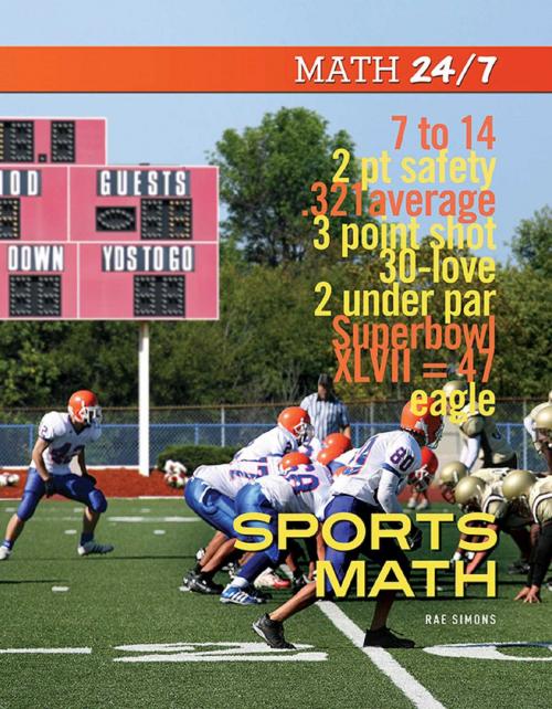 Cover of the book Sports Math by Rae Simons, Mason Crest