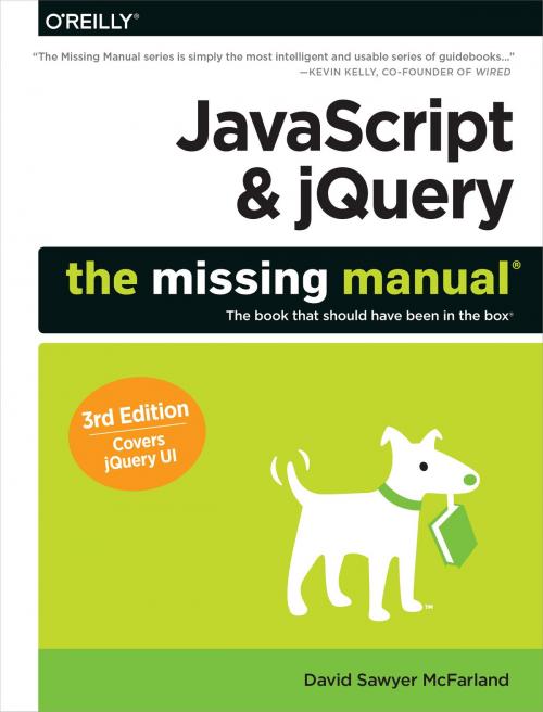 Cover of the book JavaScript & jQuery: The Missing Manual by David Sawyer McFarland, O'Reilly Media