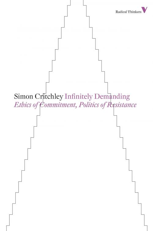 Cover of the book Infinitely Demanding by Simon Critchley, Verso Books