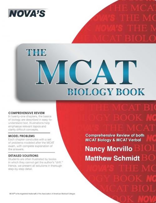 Cover of the book The MCAT Biology Book by Nancy Morvillo, Nova Press