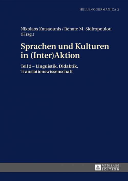 Cover of the book Sprachen und Kulturen in Inter(Aktion) by , Peter Lang