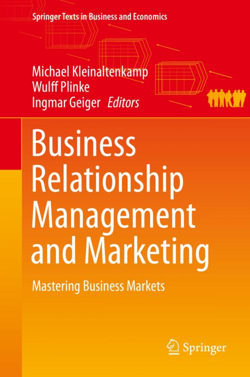 Cover of the book Business Relationship Management and Marketing by , Springer Berlin Heidelberg