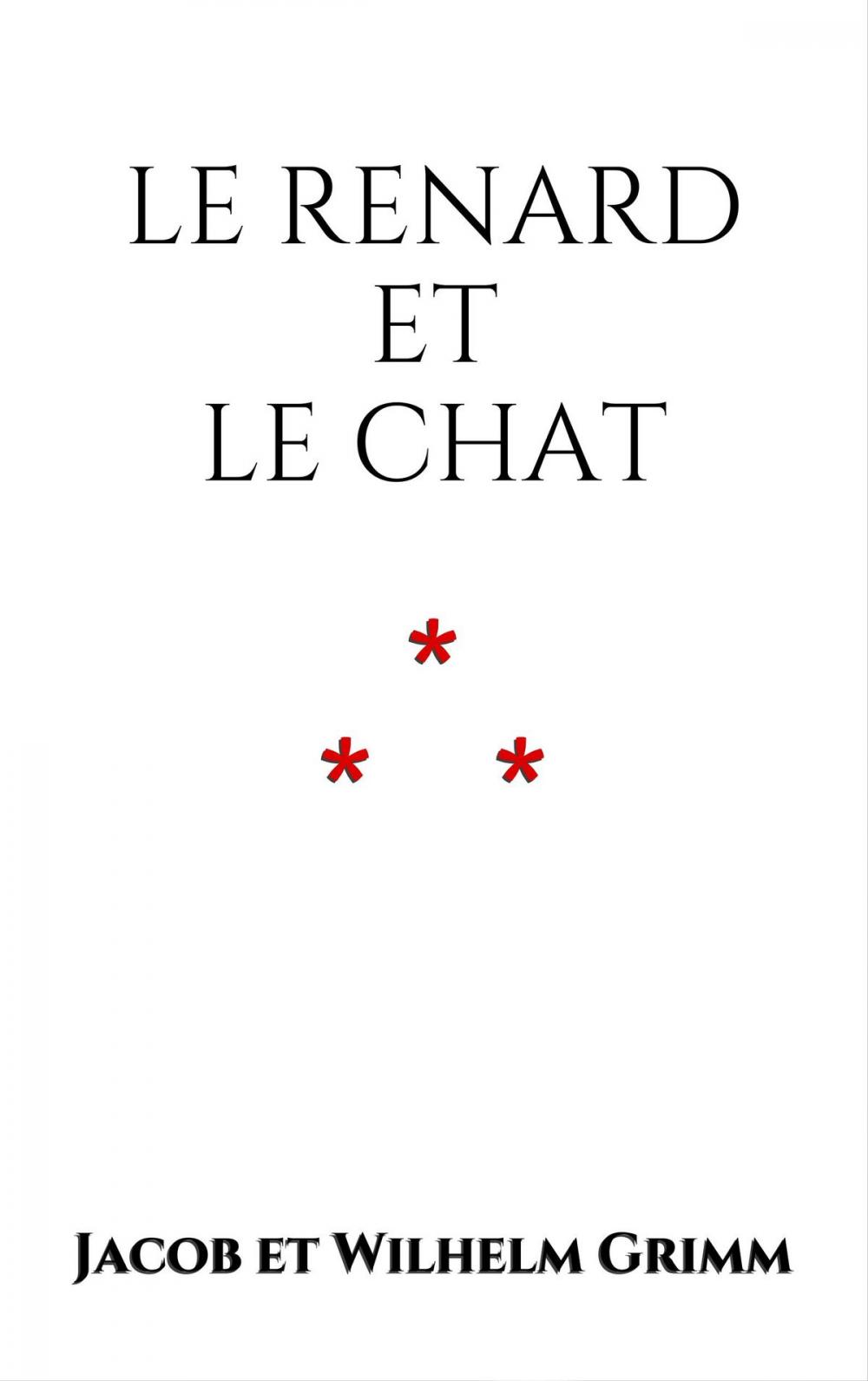 Big bigCover of Le Renard et le Chat