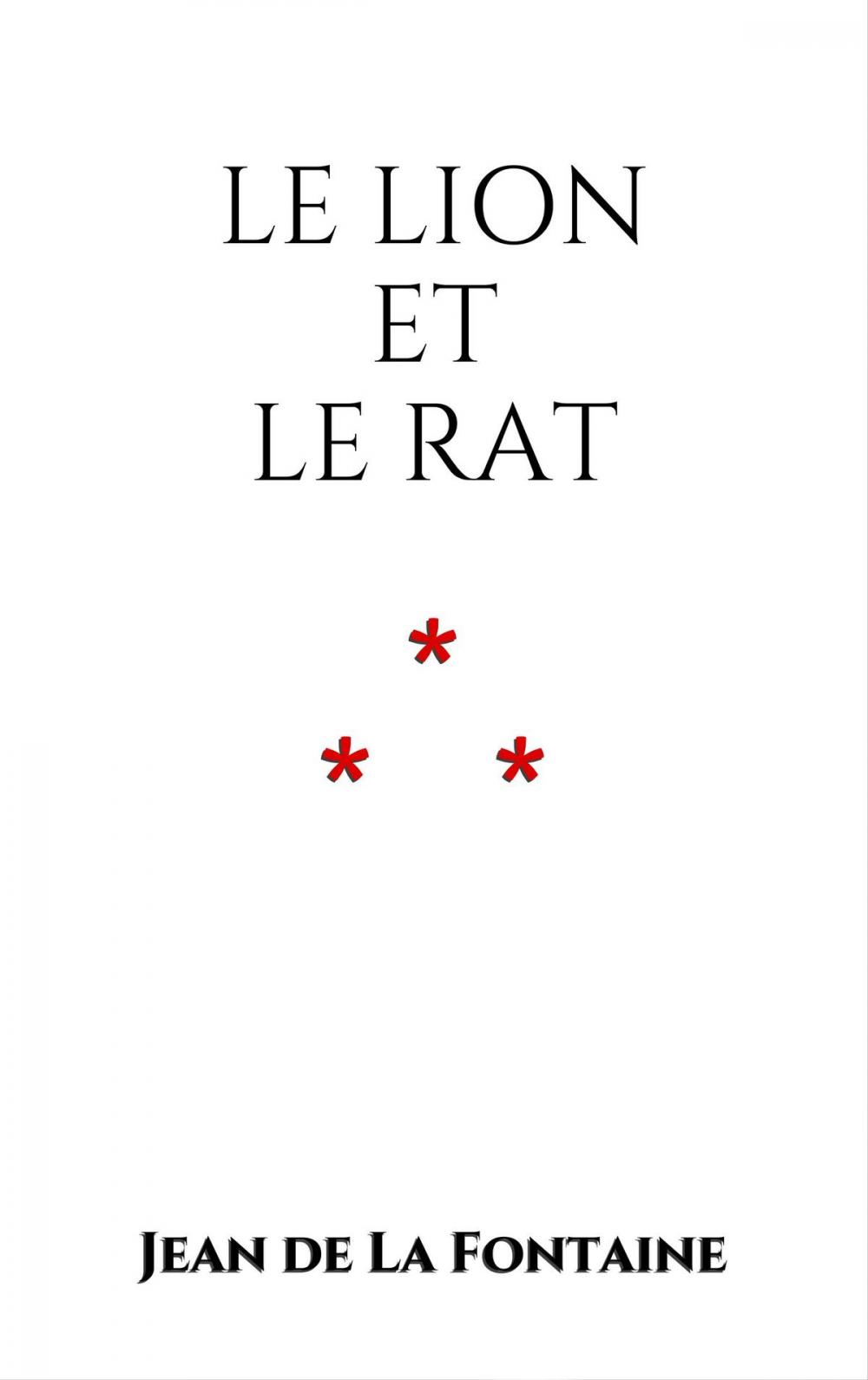 Big bigCover of Le Lion et le Rat