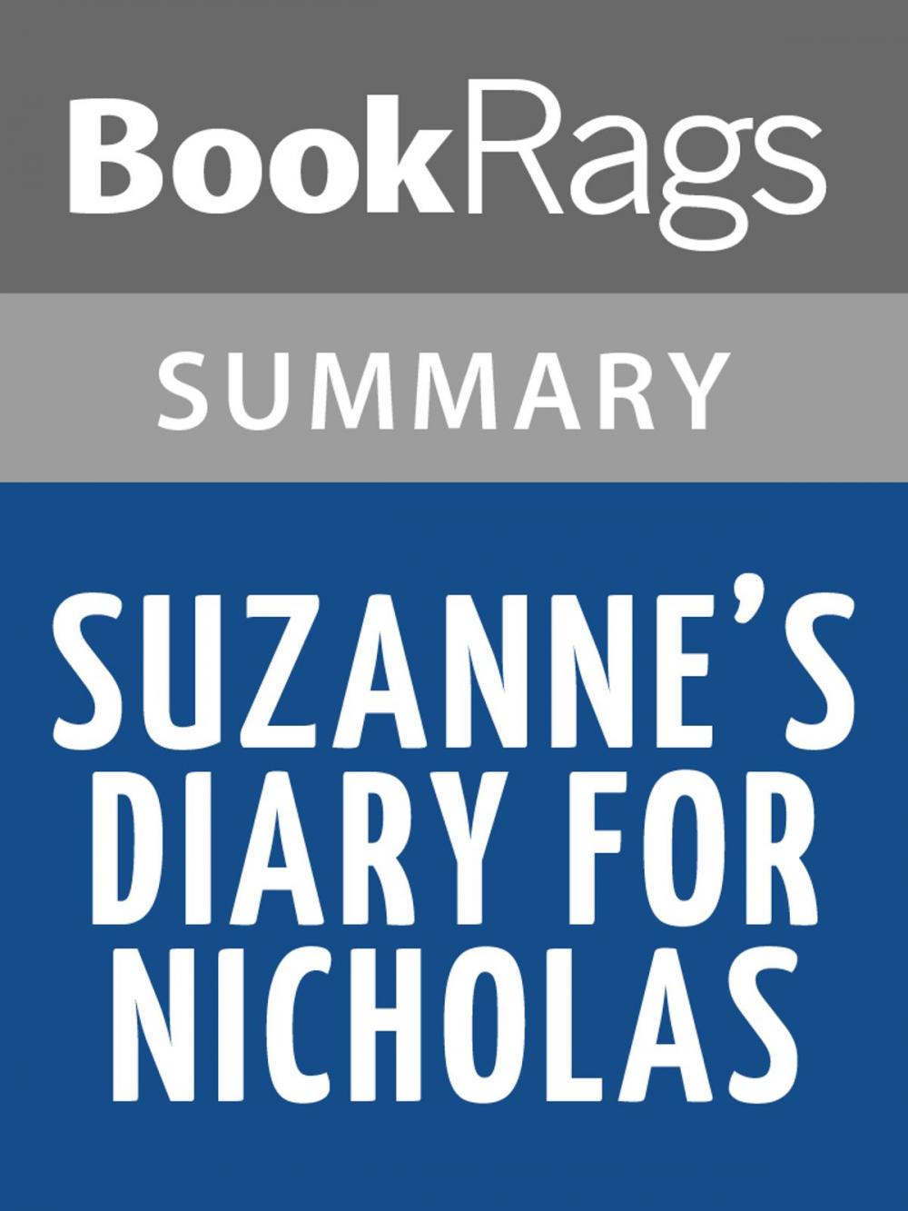 Big bigCover of Suzanne's Diary for Nicholas by James Patterson l Summary & Study Guide