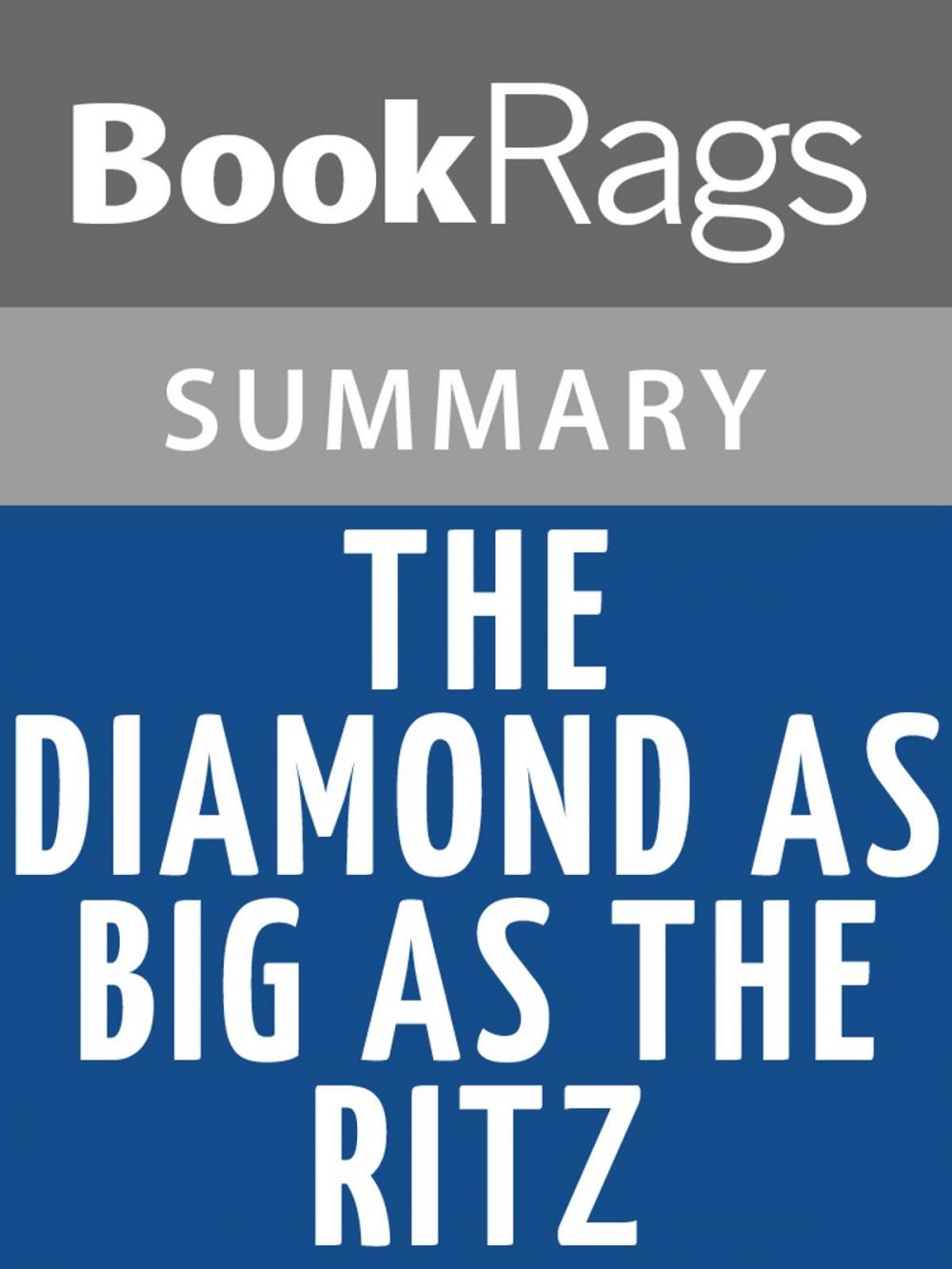 Big bigCover of The Diamond as Big as the Ritz by F. Scott Fitzgerald l Summary & Study Guide