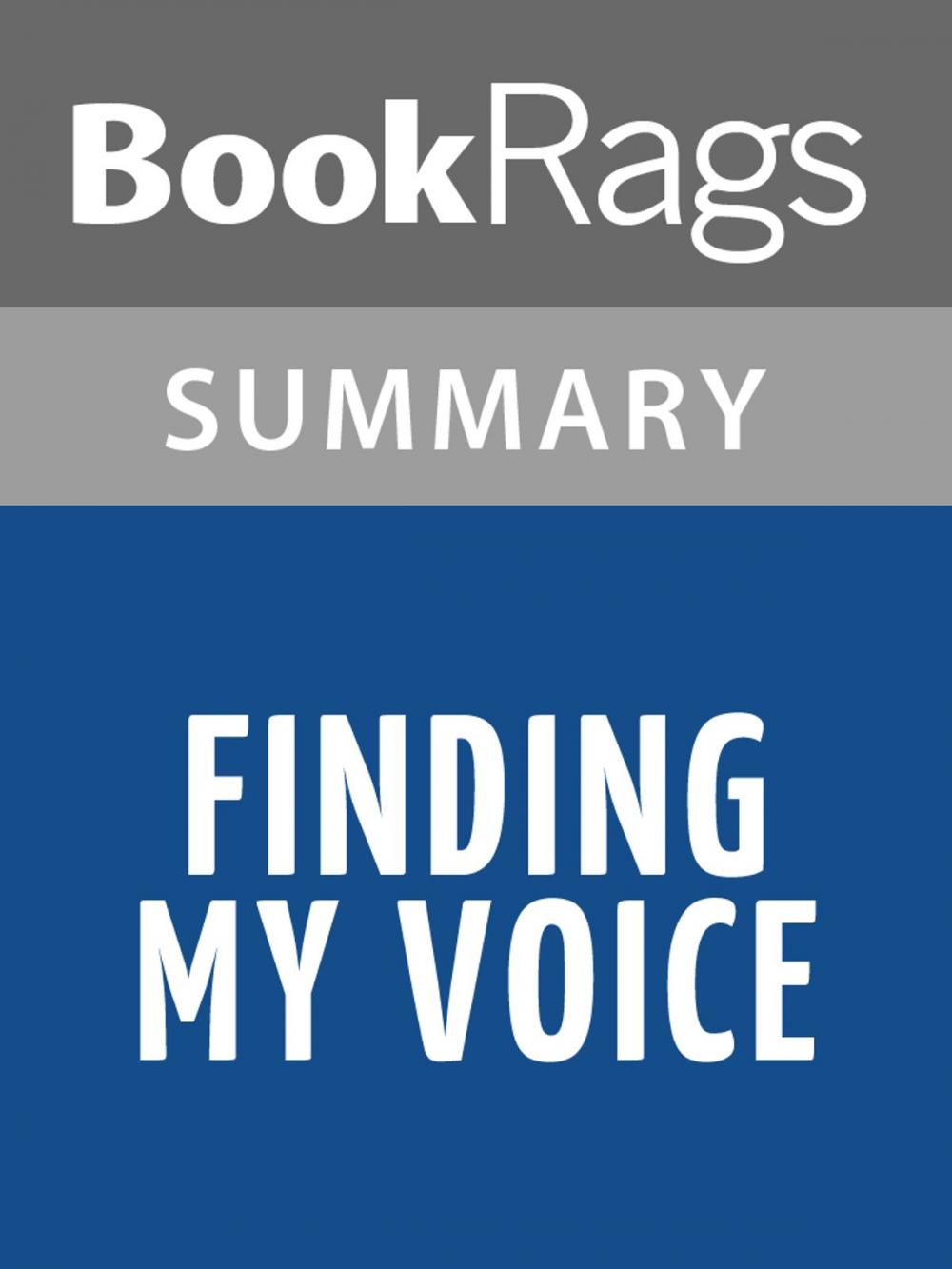 Big bigCover of Finding My Voice by Marie G. Lee l Summary & Study Guide