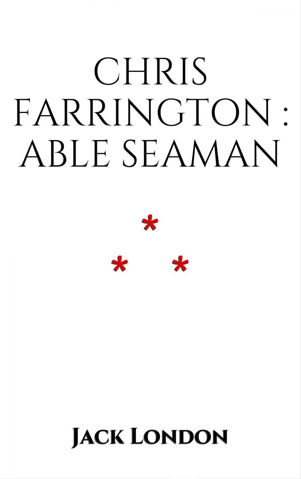 Big bigCover of Chris Farrington: Able Seaman