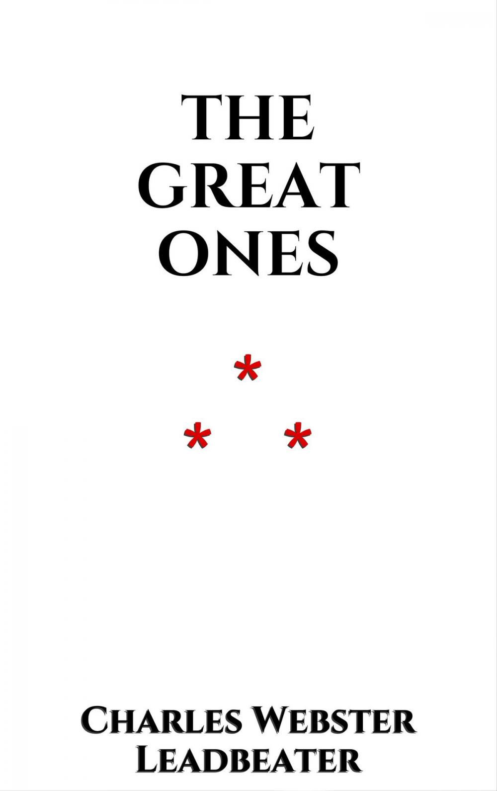 Big bigCover of The Great Ones