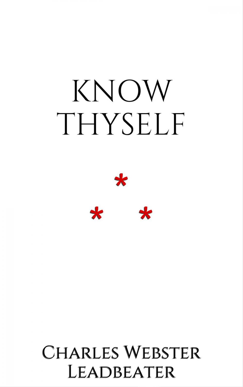 Big bigCover of Know thyself