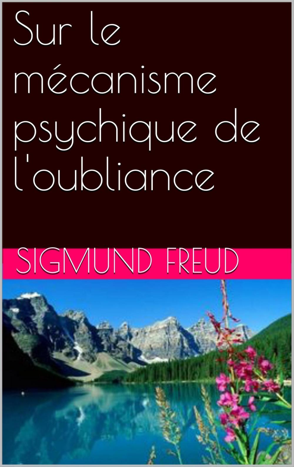 Big bigCover of Sur le mécanisme psychique de l'oubliance