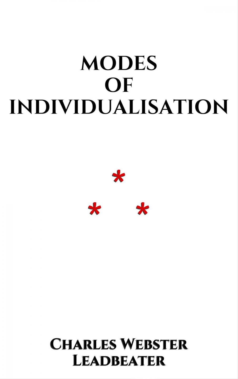 Big bigCover of Modes of Individualisation