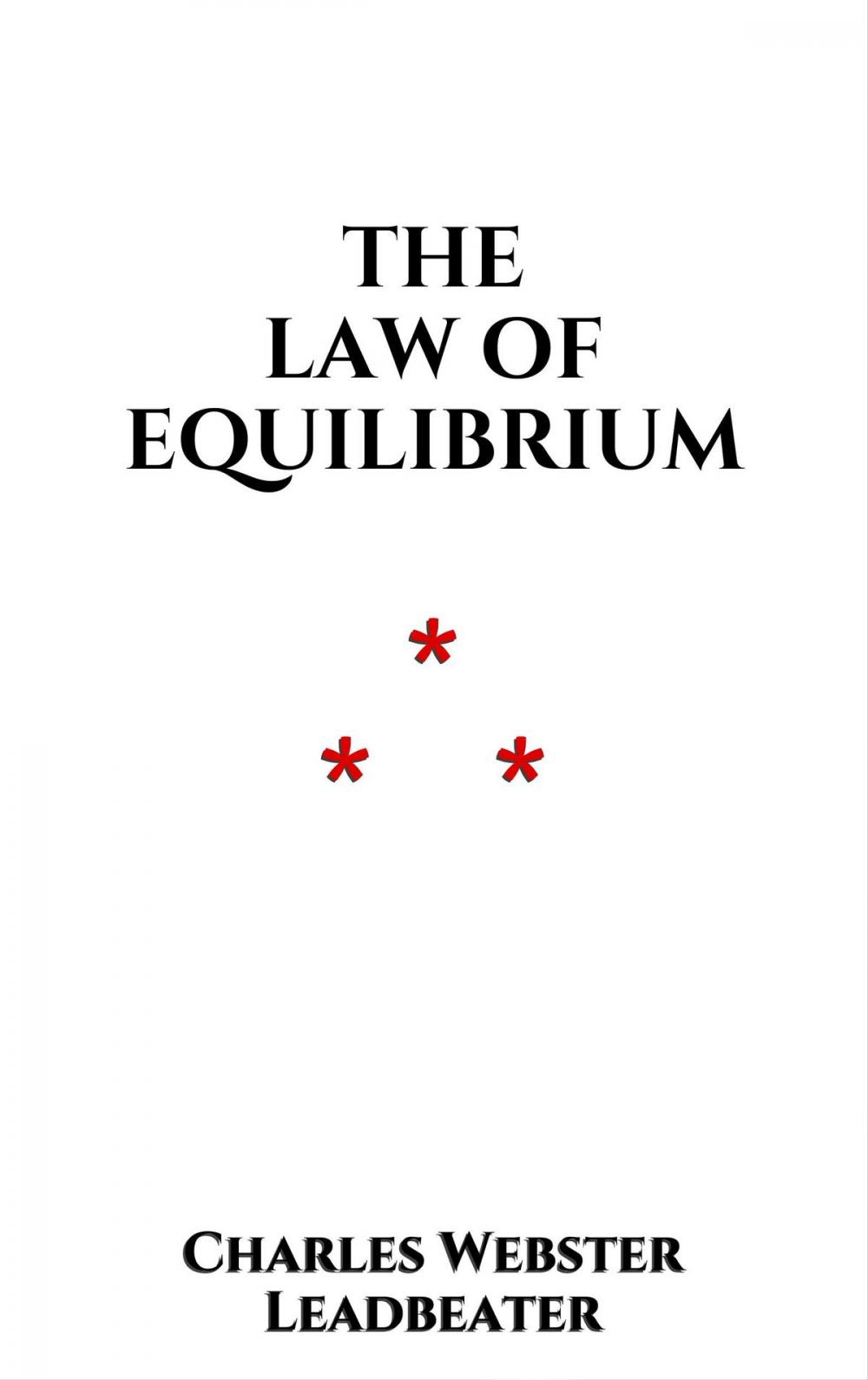 Big bigCover of The Law of Equilibrium