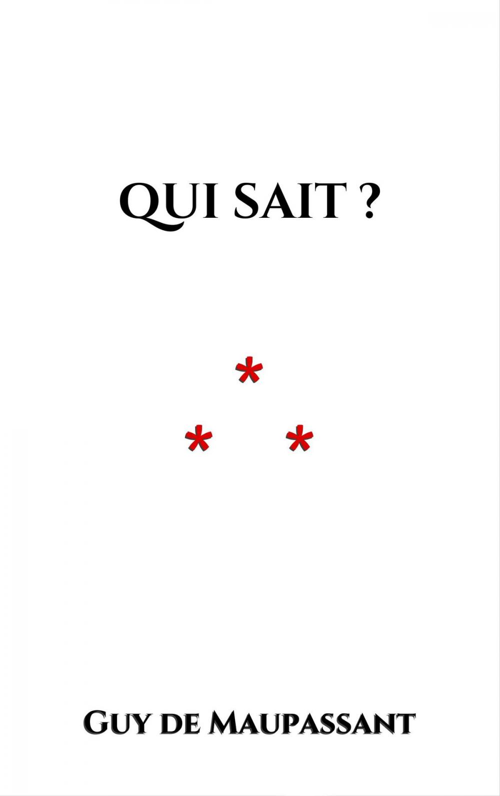 Big bigCover of Qui sait ?