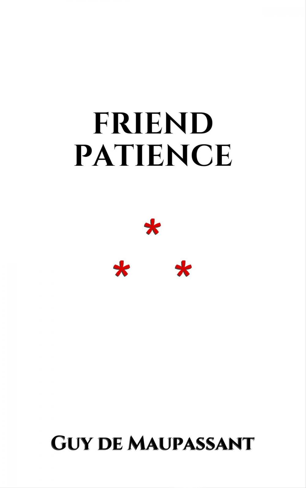 Big bigCover of Friend Patience