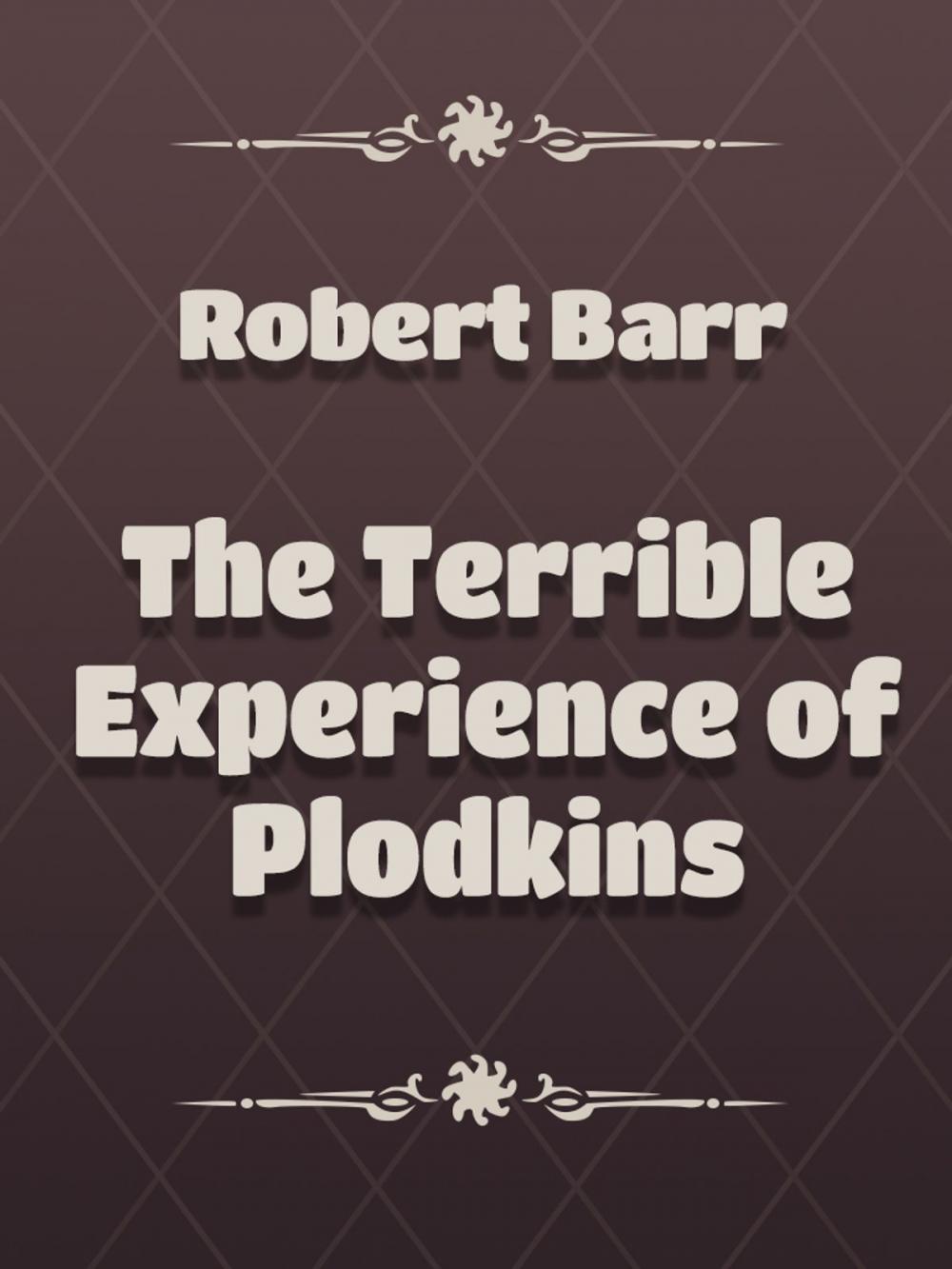 Big bigCover of The Terrible Experience of Plodkins