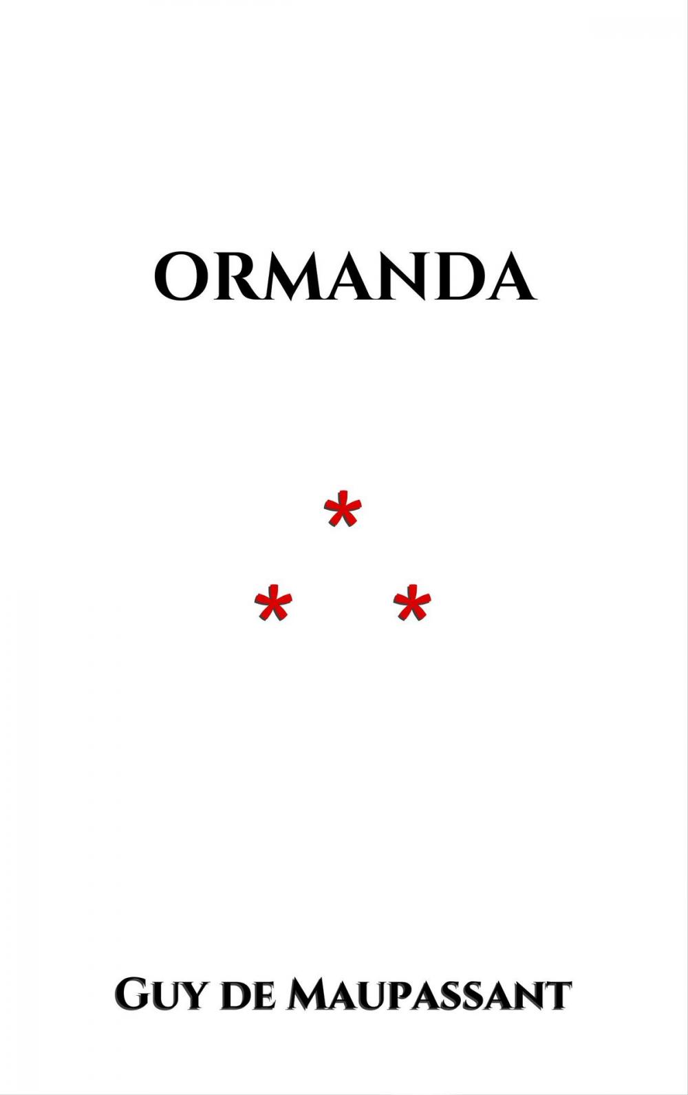 Big bigCover of Ormanda