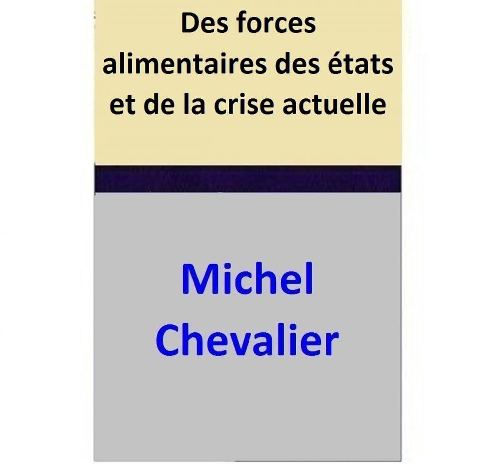 Big bigCover of Des forces alimentaires des états et de la crise actuelle