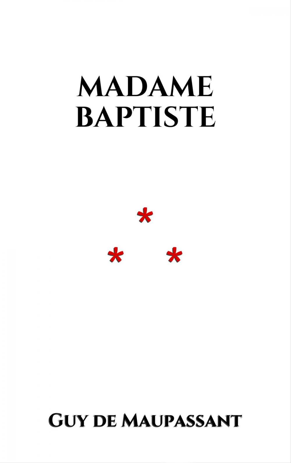 Big bigCover of Madame Baptiste