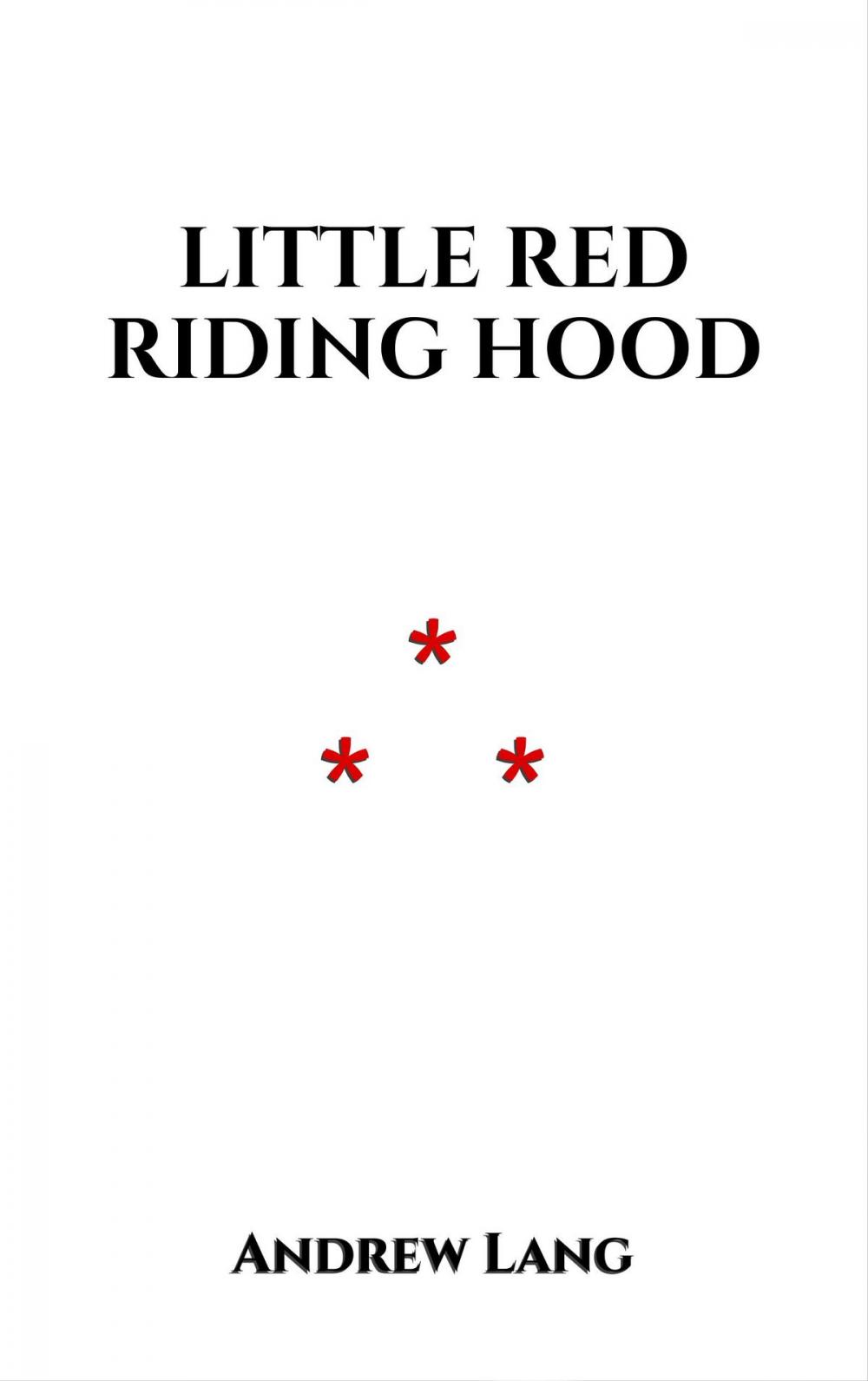 Big bigCover of Little Red Riding Hood