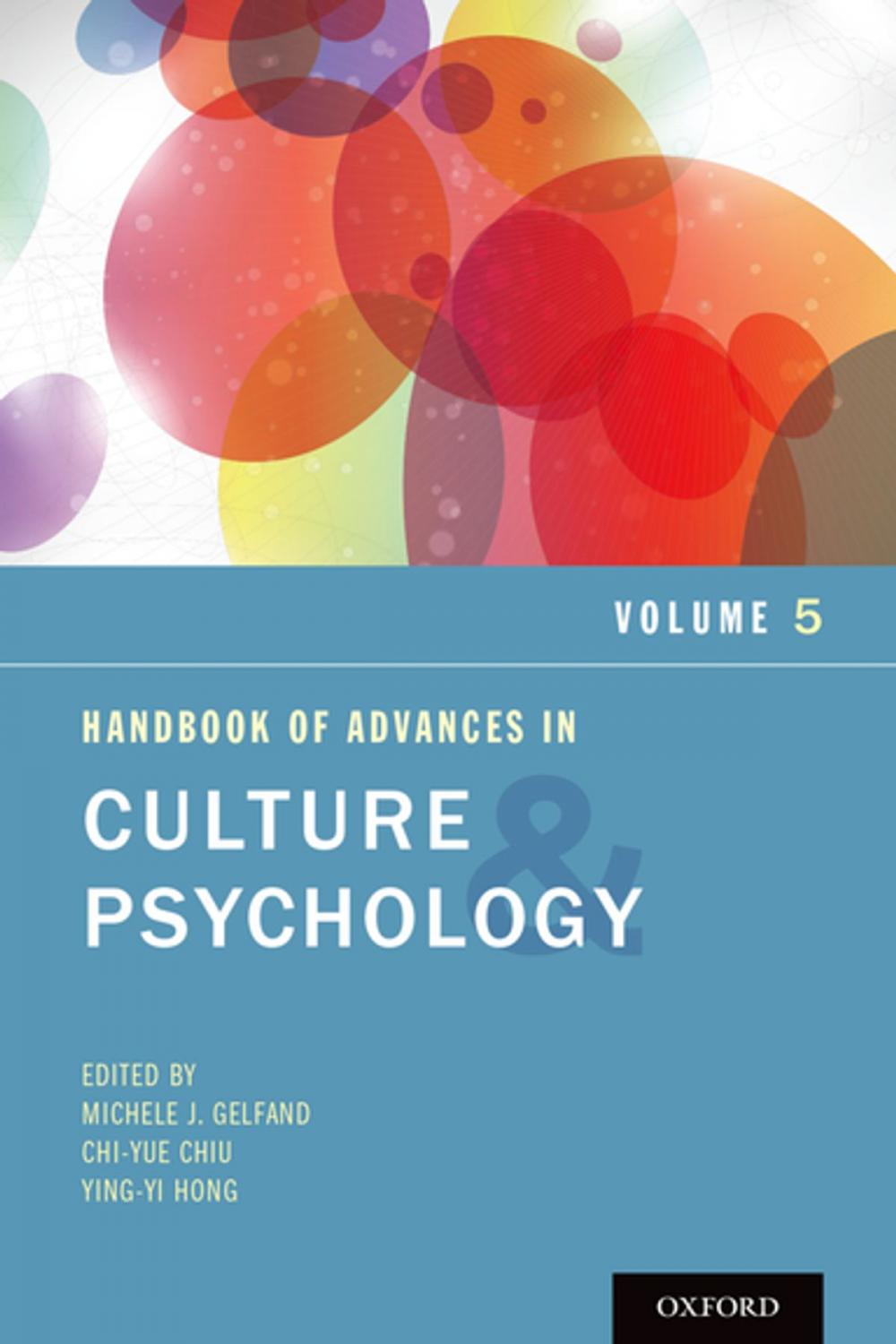 Big bigCover of Handbook of Advances in Culture and Psychology, Volume 5