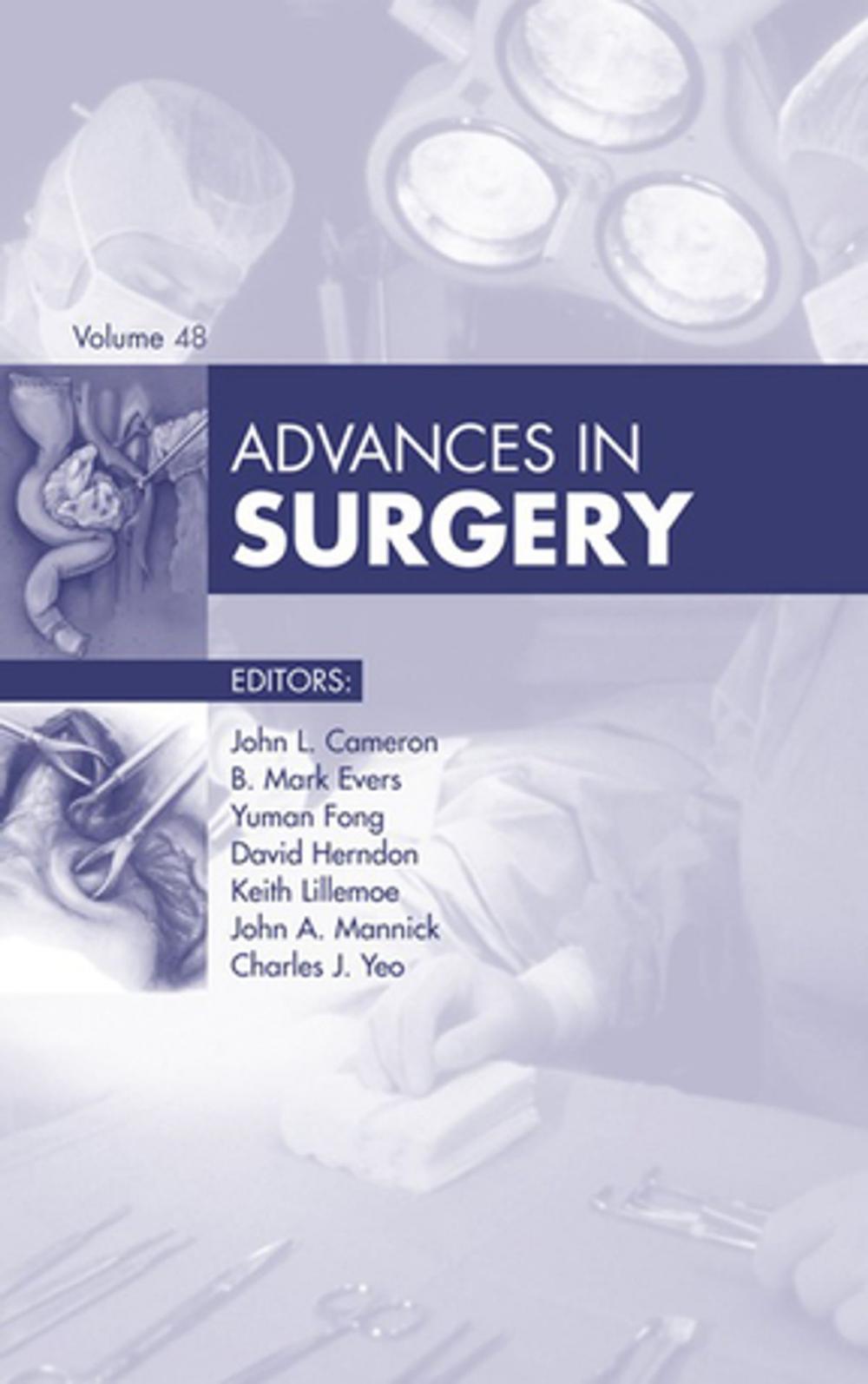 Big bigCover of Advances in Surgery, E-Book 2014