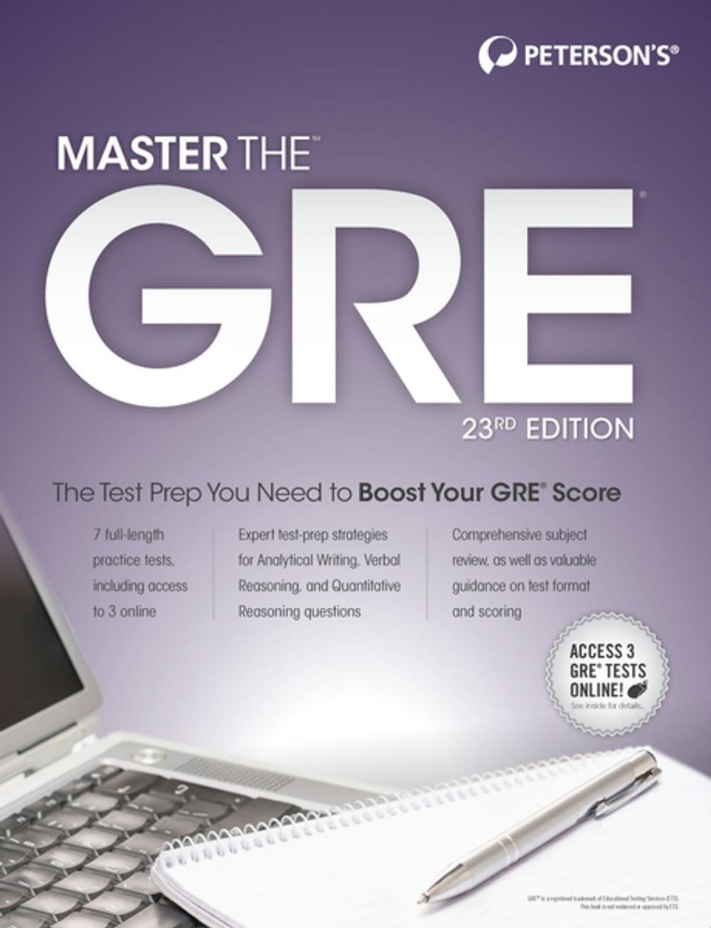 Big bigCover of Master the GRE, 23rd edition