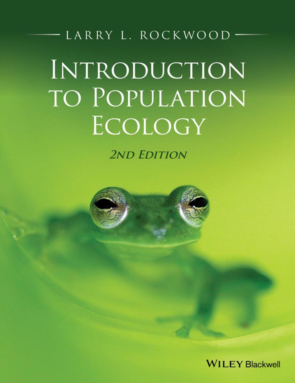 Big bigCover of Introduction to Population Ecology