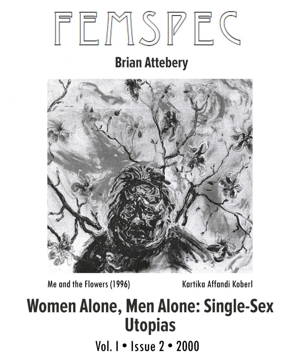 Big bigCover of Women Alone, Men Alone: Single-Sex Utopias, Femspec Issue 1.2