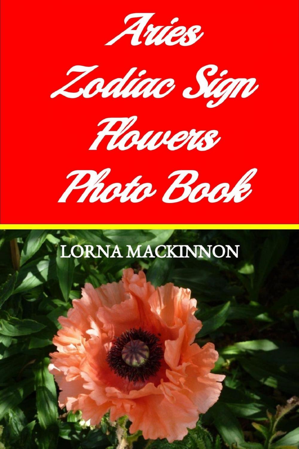 Big bigCover of Aries Zodiac Sign Flowers Photo Book