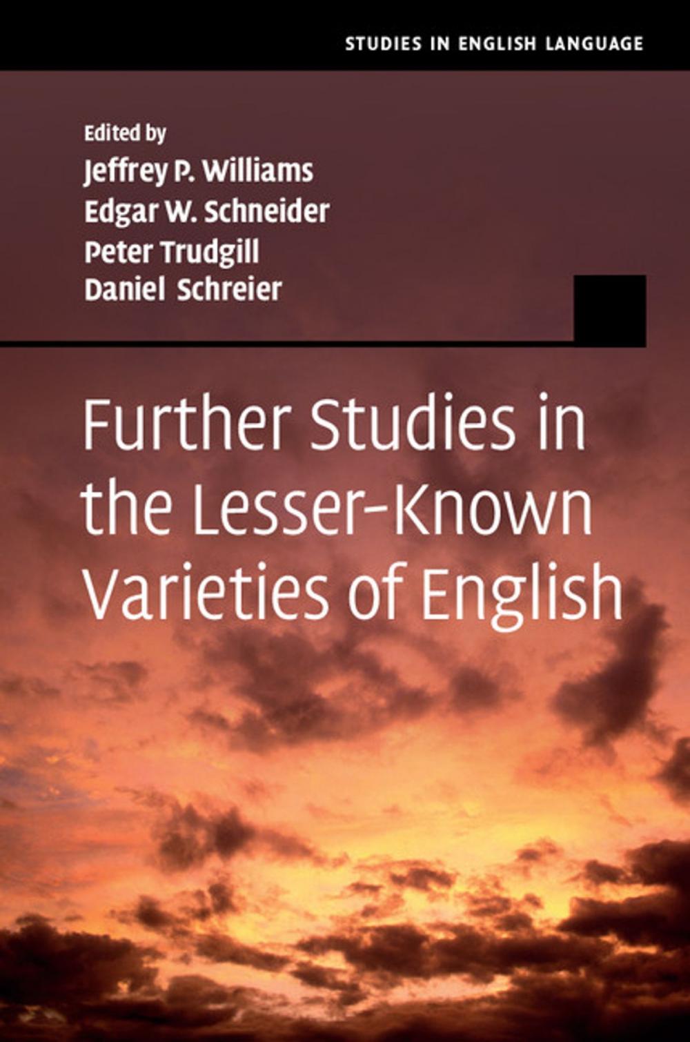 Big bigCover of Further Studies in the Lesser-Known Varieties of English