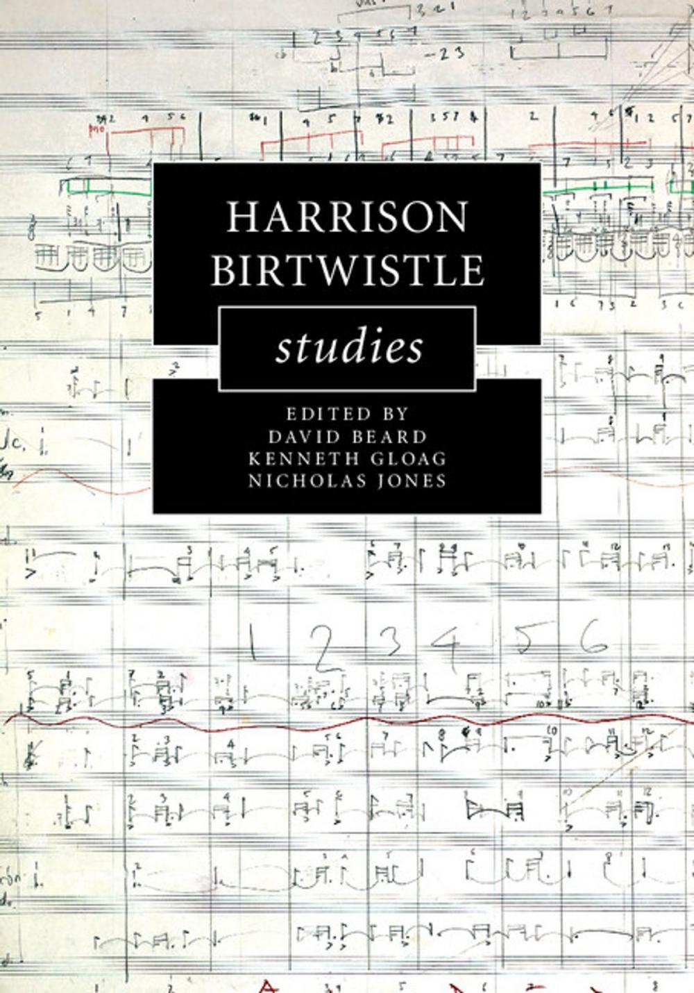 Big bigCover of Harrison Birtwistle Studies