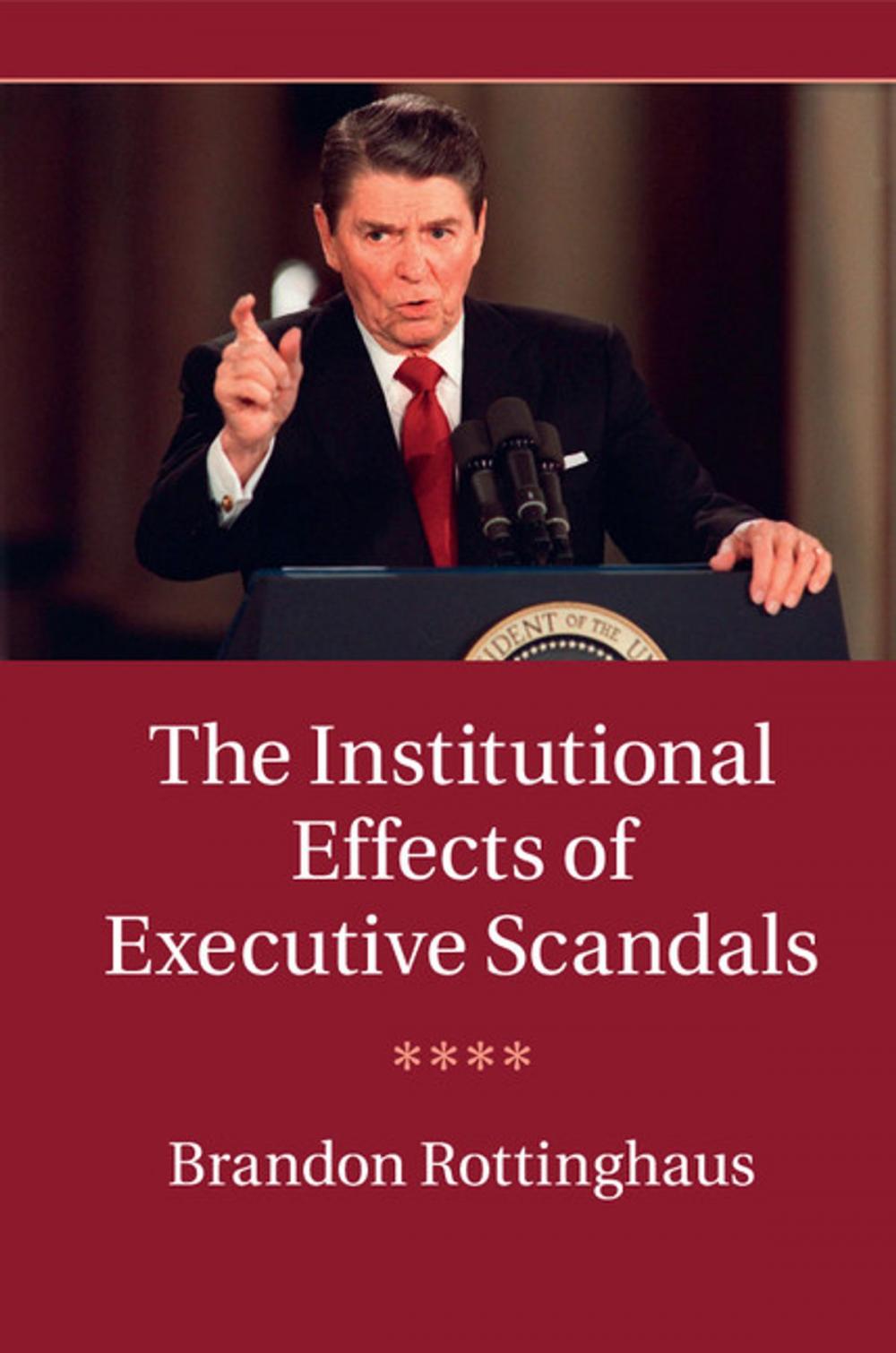 Big bigCover of The Institutional Effects of Executive Scandals
