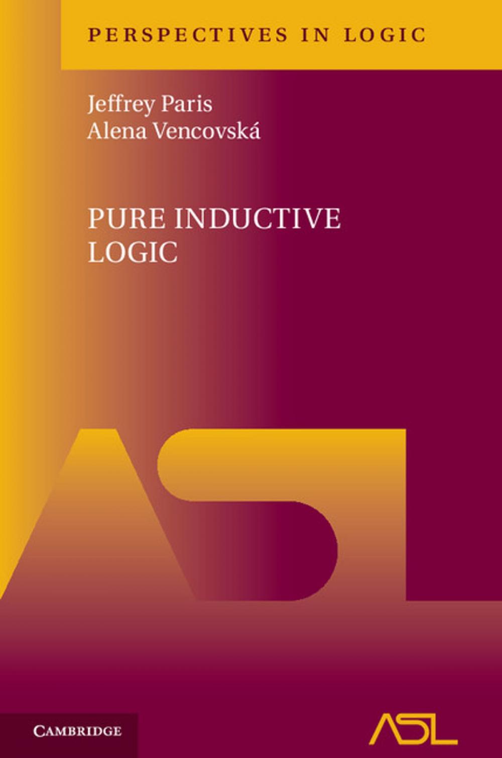 Big bigCover of Pure Inductive Logic