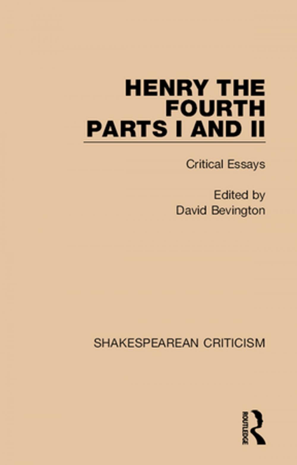 Big bigCover of Henry IV, Parts I and II