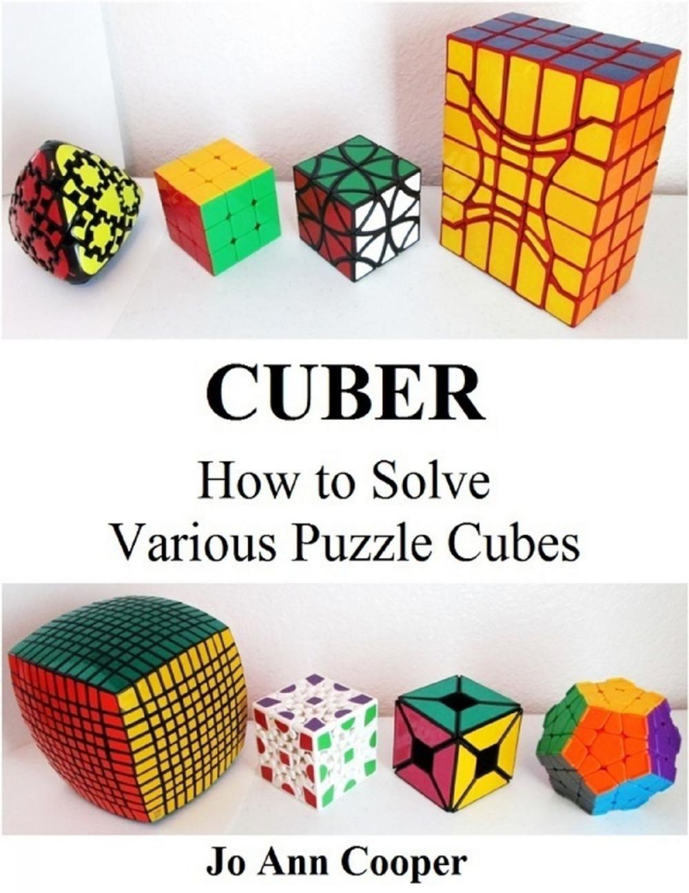 Big bigCover of Cuber How to Solve Various Puzzle Cubes