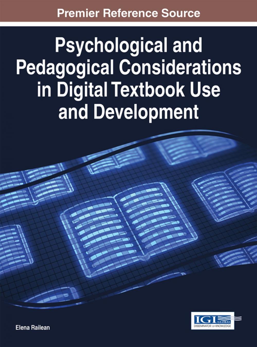 Big bigCover of Psychological and Pedagogical Considerations in Digital Textbook Use and Development